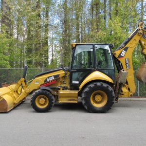 2007 Caterpillar 430E 4WD Backhoe Loader A/C Cab E-Stick Aux